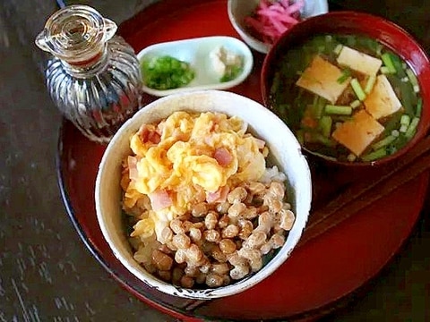 とろたま納豆丼